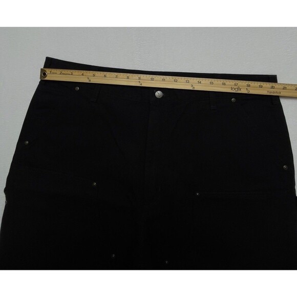 Carhartt Loose Fit Washed Duck Double-Front Black Utility Work Pant Men's 40x32 - Picture 5 of 15
